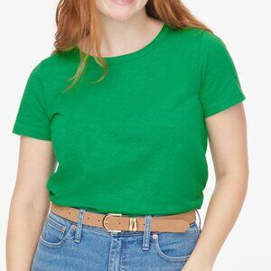 NEW NWT J. Crew Factory girlfriend crewneck tee Color: Dublin Green